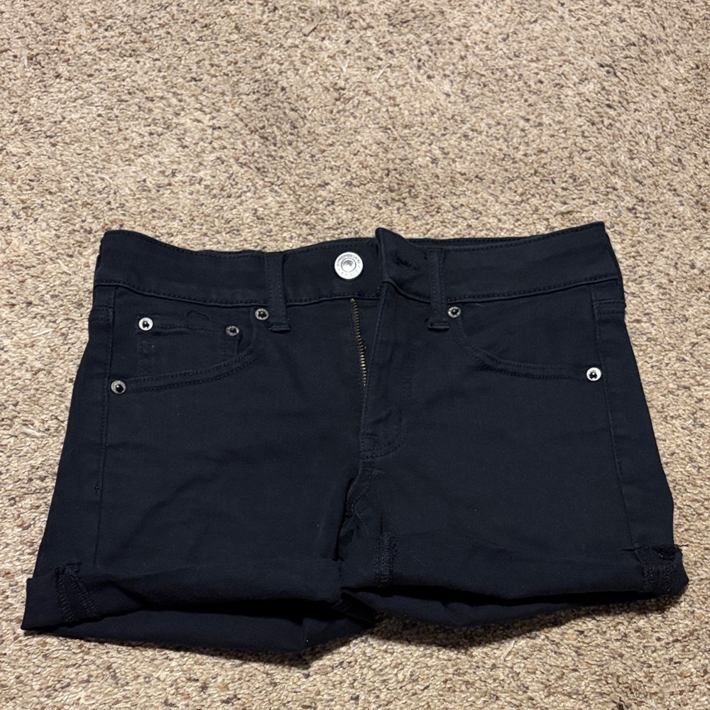 American Eagle Outfitters Black Women Shorts